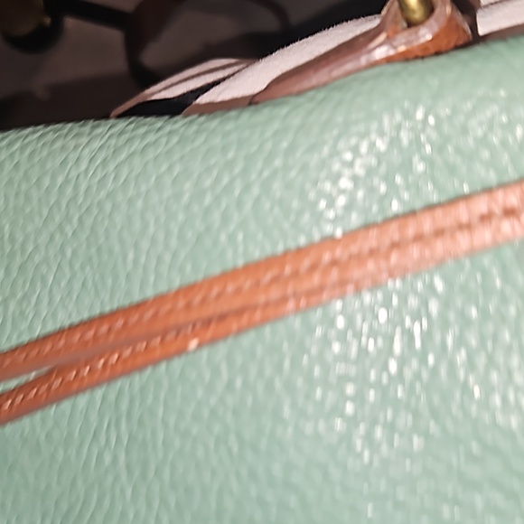 Fossil Jenna Satchel 2 Tone Tote/Shoulder Bag - Picture 10 of 13